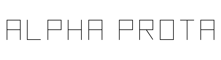Alpha Prota  Frei Schriftart Herunterladen