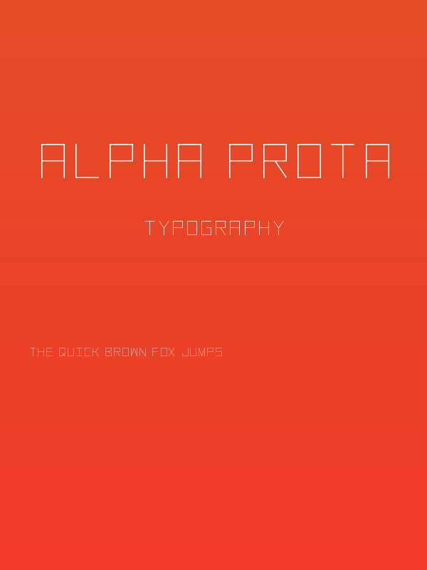 Alpha Prota Poster