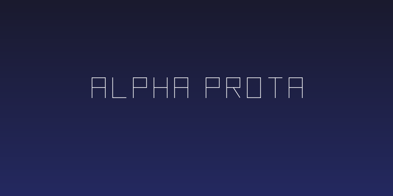 Alpha Prota Social Header