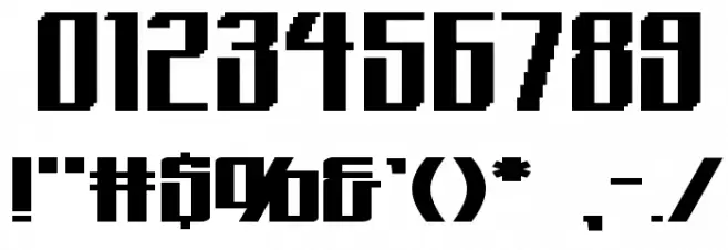 Alpha Quadrant Font OTHER CHARS