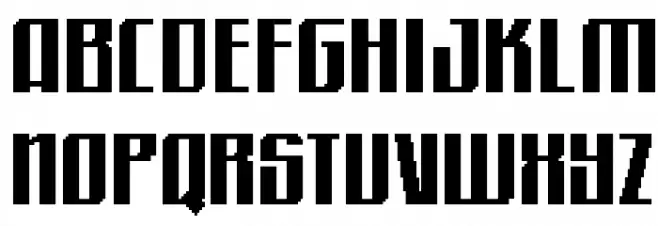 Alpha Quadrant Schriftart Groß