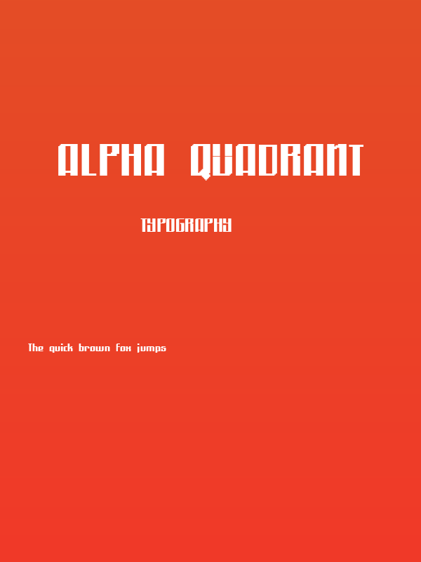 Alpha Quadrant Poster