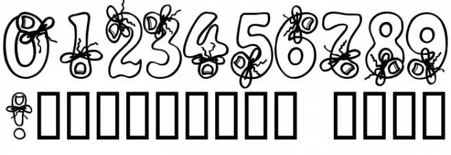 Alpha Remember Font OTHER CHARS