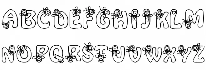 Alpha Remember Schriftart Groß