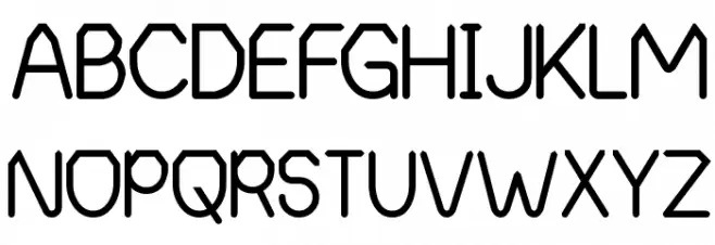 Alpha Romanie G98 Schriftart Groß