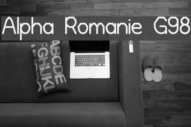 Alpha Romanie G98 Caratteri examples