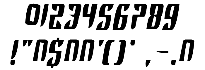 Alpha Sapphire Font OTHER CHARS