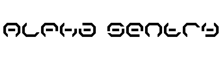 Alpha Sentry Font