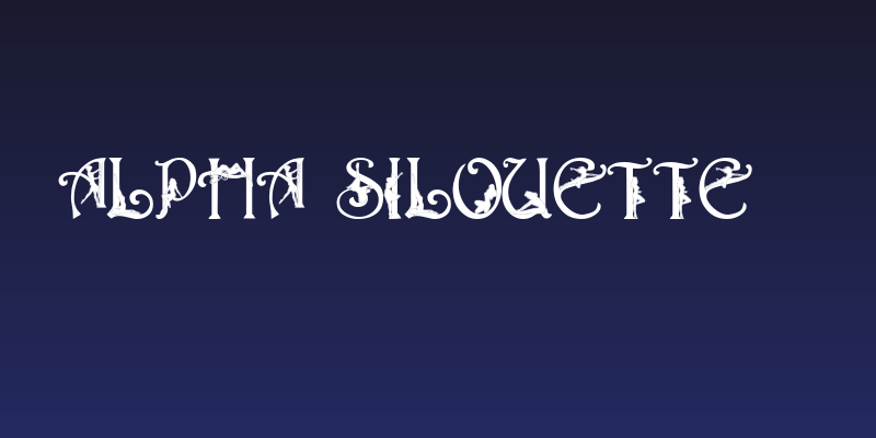 Alpha-Silouette   Social Header