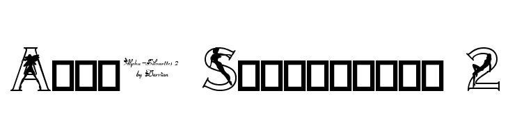 Alpha-Silouettes 2 Font