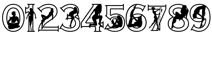 Alpha-Silouettes 2 Font OTHER CHARS