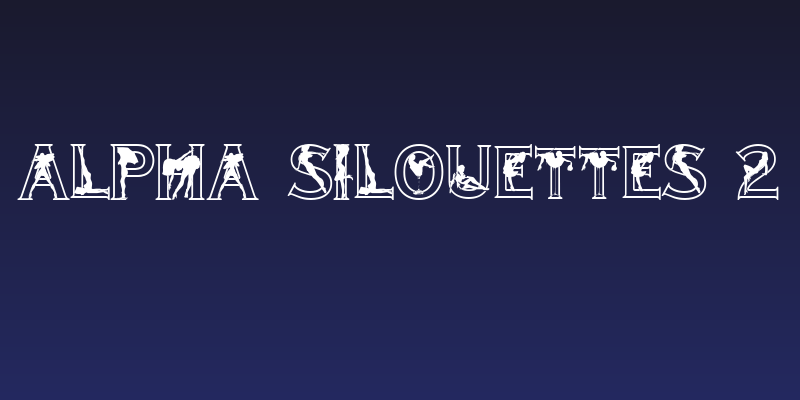 Alpha-Silouettes 2 Social Header