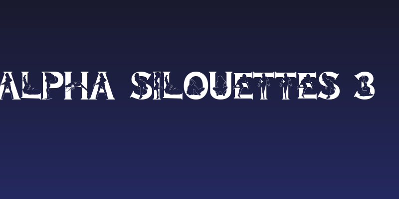 Alpha Silouettes 3   Social Header