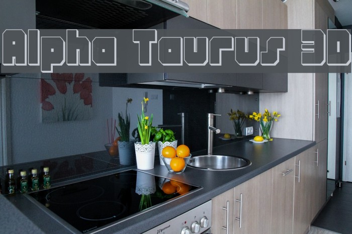 Alpha Taurus 3D Font examples