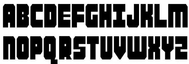 Alpha Taurus Condensed フォント 大文字