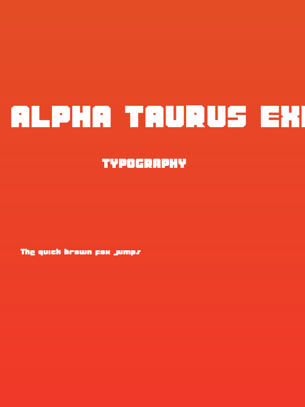 Alpha Taurus Expanded Poster