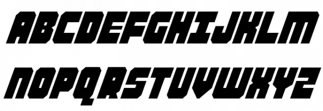 Alpha Taurus Italic Schriftart Groß