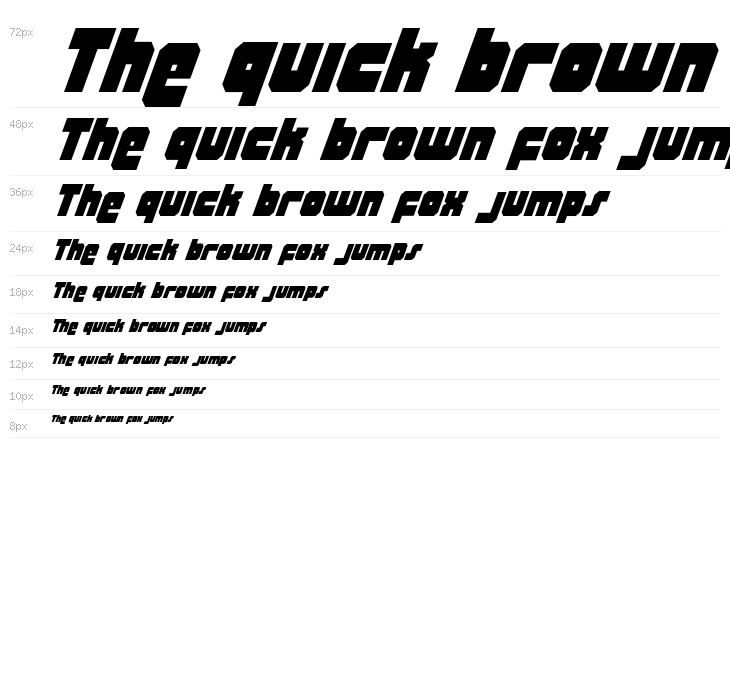 Alpha Taurus Italic Waterfall