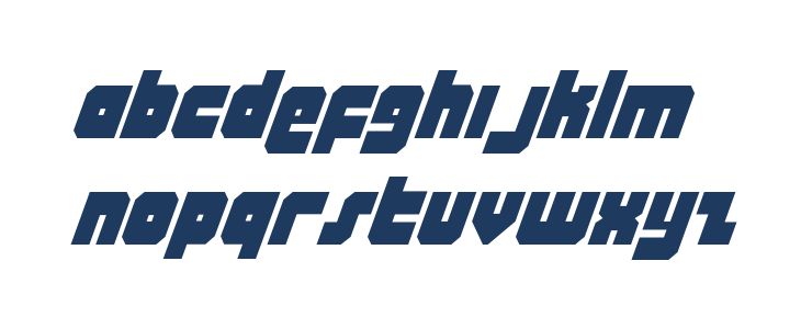 Alpha Taurus Italic Lowercase