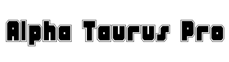 Alpha Taurus Pro  नि: शुल्क फ़ॉन्ट्स डाउनलोड