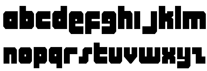 Alpha Taurus Font LOWERCASE
