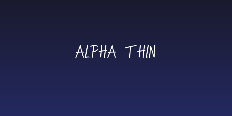 Alpha Thin Social Header
