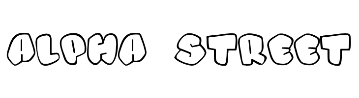 Alpha street Font