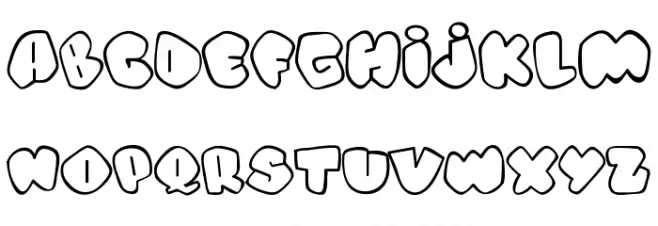 Alpha street फ़ॉन्ट लोअरकेस