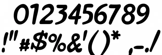 Alpha54 Font OTHER CHARS