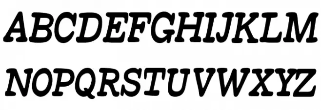 Alpha54 Schriftart Groß