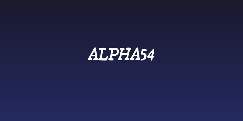 Alpha54 Social Header