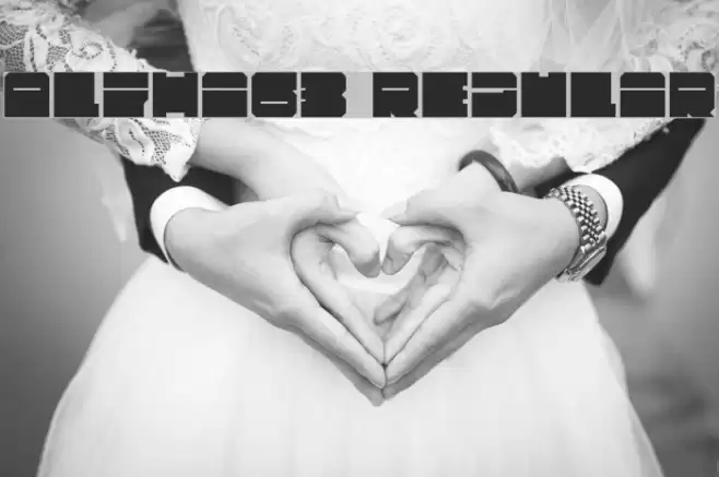 Alpha63 Regular Font examples