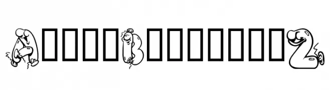AlphaBalloons2  Free Fonts Download
