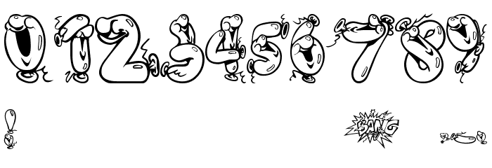 AlphaBalloons2 Font OTHER CHARS