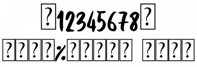 AlphaBee Font OTHER CHARS