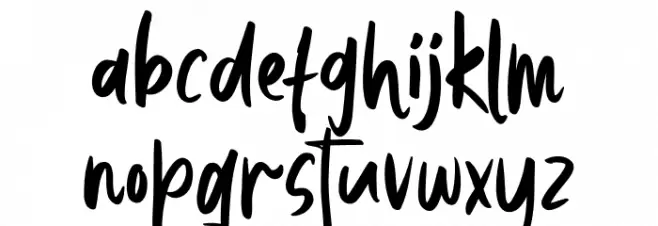 AlphaBee Font Litere mici