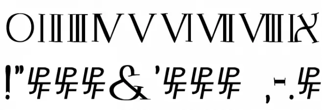 AlphaBeticum Capitals Font OTHER CHARS