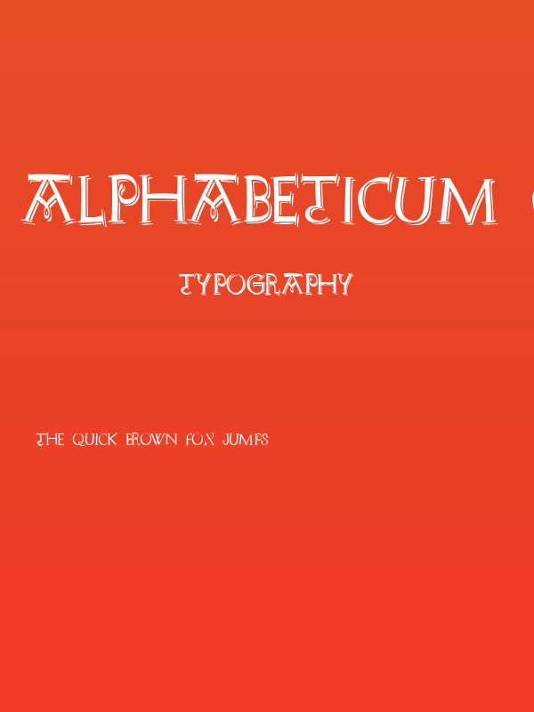 AlphaBeticum Capitals Poster