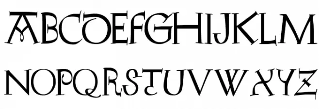 AlphaBeticum Capitals Caratteri MINUSCOLO