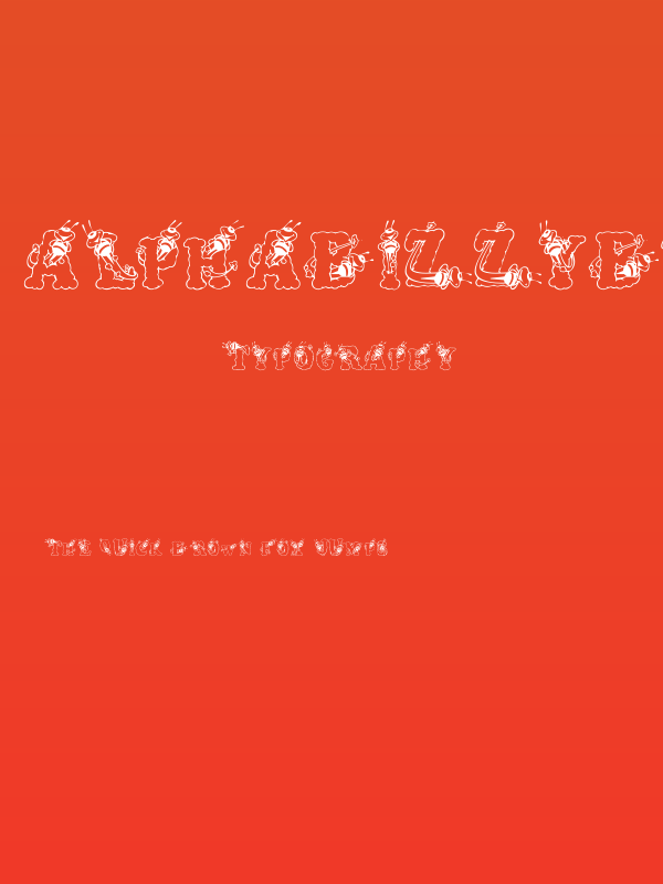 AlphaBizzyBee Poster