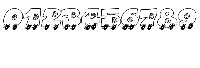 AlphaCar Font OTHER CHARS