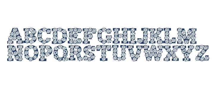 AlphaFlowers Lowercase