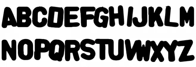 AlphaFridgeMagnets Schriftart Groß