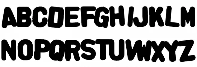 AlphaFridgeMagnetsAllCap Fonte MAIÚSCULAS