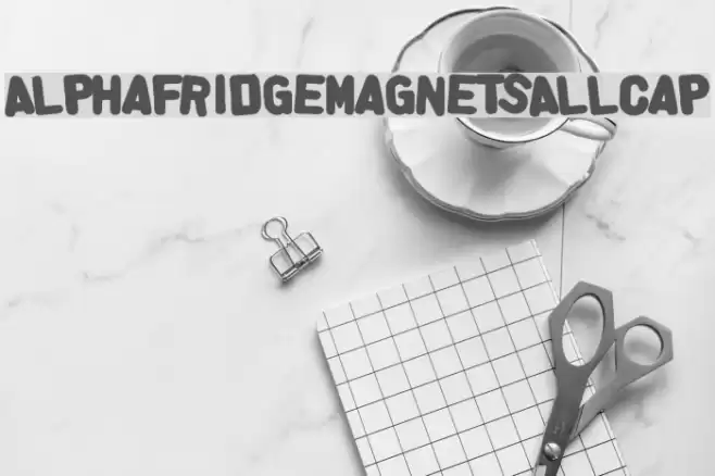 AlphaFridgeMagnetsAllCap Polices examples