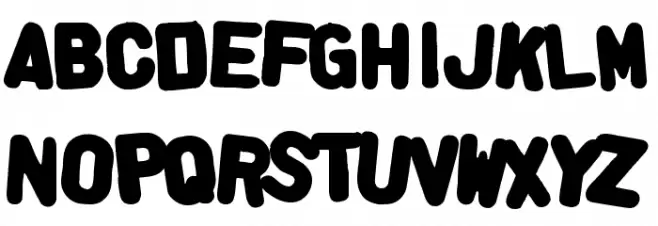 AlphaFridgeMagnetsAllCap Polices MINUSCULES
