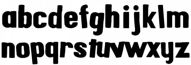 AlphaFridgeMagnets 字体 小写
