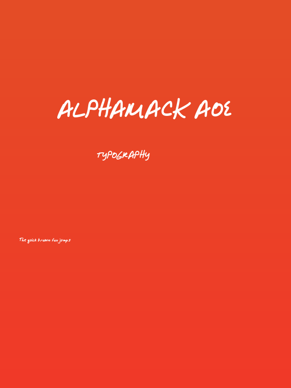 AlphaMack AOE Poster