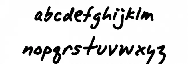 AlphaMack AOE 字体 小写