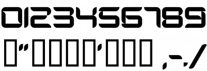 AlphaMaleModern Font OTHER CHARS